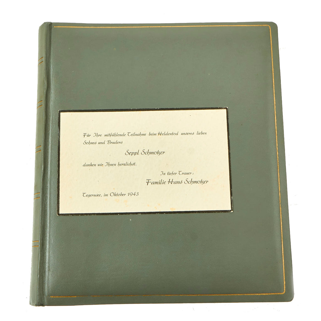 Original German WWII Named RAD Musician transition to Regular Heer Army 30th Infantry Division, 26th Regiment Photo Album With Artwork - 60 Photos Original Items