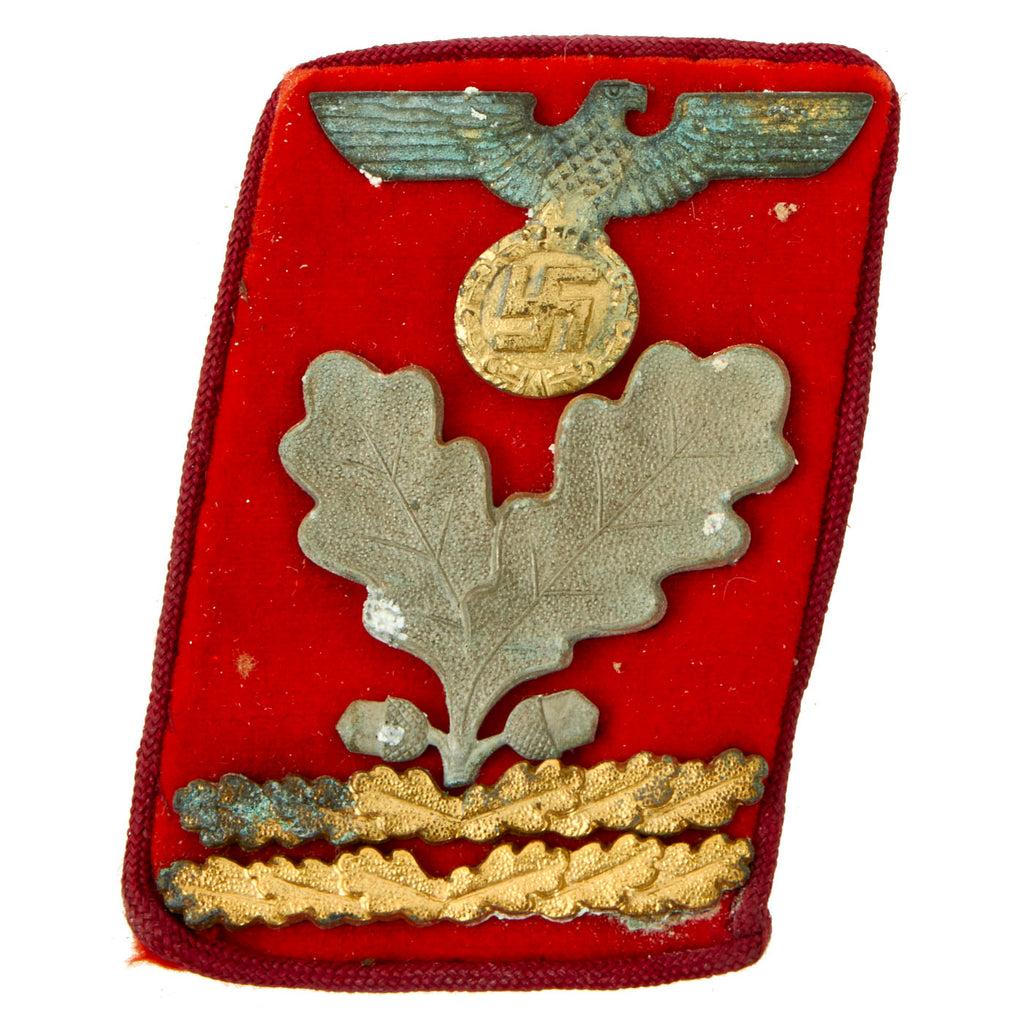 Original German WWII NSDAP Gauleitung Level Hauptbereichleiter Collar Tab Original Items