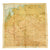 Original U.S. WWII 1943 Color Silk “Escape Map” With “Maps Only” Pouch and Notes By S/Sgt R.M. Rubino Original Items