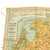 Original U.S. WWII 1943 Color Silk “Escape Map” With “Maps Only” Pouch and Notes By S/Sgt R.M. Rubino Original Items