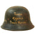 Original German WWII USGI Bring Back Decorated M34 Civic Steel Helmet Original Items