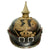 Original Imperial German WWI Prussian EM/NCO Infantry M1915 Pickelhaube Spiked Helmet Original Items