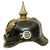 Original Imperial German WWI Prussian EM/NCO Infantry M1915 Pickelhaube Spiked Helmet Original Items