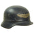 Original German WWII Luftschutz Civil Air Defense Beaded M40 Helmet Liner & Damaged Chinstrap - Q64 Original Items