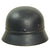 Original German WWII Luftschutz Civil Air Defense Beaded M40 Helmet Liner & Damaged Chinstrap - Q64 Original Items