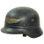 Original German WWII Luftschutz Civil Air Defense Beaded M40 Helmet Liner & Damaged Chinstrap - Q64 Original Items
