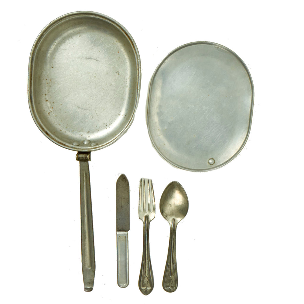 Original U.S. WWI Named 63rd Aero Squadron Decorated M1910 Mess Kit With Utensils - William A. Goodel Original Items
