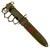 Original U.S. WWI/WWII Model 1918 Mark 1 Trench Knife “Paratrooper” Modified with 28th Infantry Division Marked M8 Scabbard Original Items