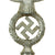 Original German WWII NSDAP National Socialist Party Second Pattern Flag Pole Finial "Topper" - Aluminum Original Items