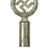 Original German WWII NSDAP National Socialist Party Second Pattern Flag Pole Finial "Topper" - Aluminum Original Items