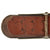 Original German WWII EM/NCO Luftwaffe Black Parade Belt with Pebbled Aluminum Buckle Original Items