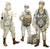 Original Japanese WWII Navy Special Naval Landing Forces Rikusentai Paratrooper Type 03 Parachute Assembly With Harness - Storage Bag and More Original Items