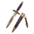 Original WWII German Early NSFK Glider Pilot's Dagger by Rare Maker F. & A. Helbig with Scabbard & Hanger Original Items