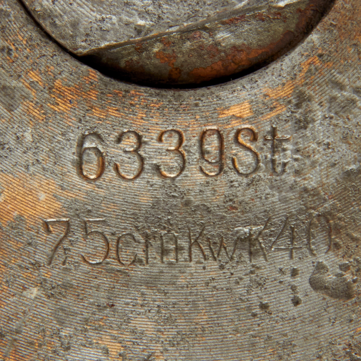 Original German WWII Panzer IV Inert 7.5cm KwK 40 Shell by Deutsche Rö ...