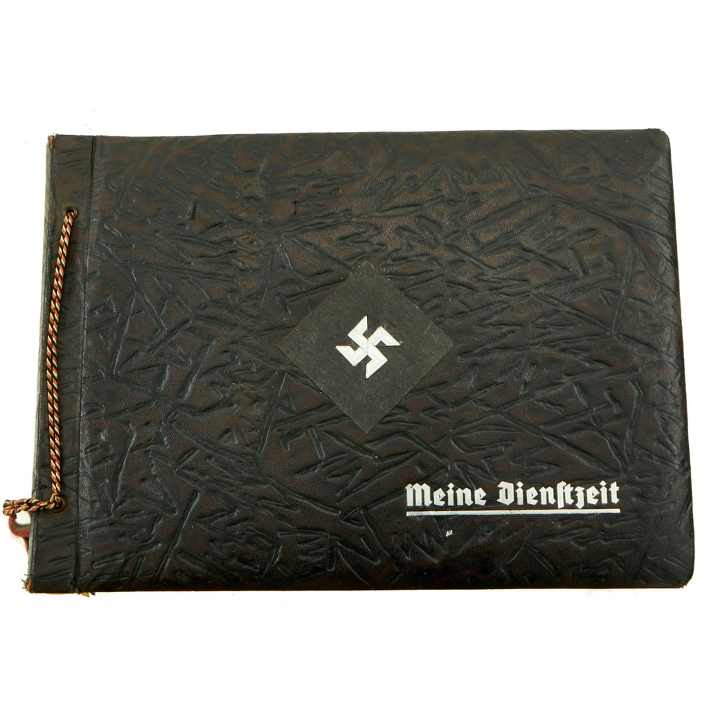Original German Pre-WWII Police / Luftwaffe Service Personal “Meine Dienstzeit” Photo Album  - 154 Photos Original Items