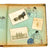 Original German WWII Personal Photo Album Featuring Artwork On Every Page and Picture of Soldier Working On Album - 26 Pictures Original Items