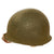 Original U.S. WWII Matched 1943 M1 McCord Fixed Bale Front Seam Helmet with Firestone Tire & Rubber Co Liner, Named To US Navy Seabee Stationed at Pearl Harbor - Complete Original Items