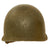 Original U.S. WWII Matched 1943 M1 McCord Fixed Bale Front Seam Helmet with Firestone Tire & Rubber Co Liner, Named To US Navy Seabee Stationed at Pearl Harbor - Complete Original Items