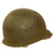 Original U.S. WWII Matched 1943 M1 McCord Fixed Bale Front Seam Helmet with Firestone Tire & Rubber Co Liner, Named To US Navy Seabee Stationed at Pearl Harbor - Complete Original Items