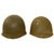 Original U.S. WWII Matched 1943 M1 McCord Fixed Bale Front Seam Helmet with Firestone Tire & Rubber Co Liner, Named To US Navy Seabee Stationed at Pearl Harbor - Complete Original Items