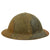 Original U.S. WWI M1917 Doughboy Helmet With Camouflage Panel Paint and American Expeditionary Forces General Headquarters Roundel Original Items
