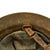 Original U.S. WWI M1917 Doughboy Helmet With Camouflage Panel Paint and American Expeditionary Forces General Headquarters Roundel Original Items