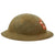 Original U.S. WWI Named M1917 2nd Infantry Division, 9th Infantry, 1st Battalion Doughboy Helmet - Indianhead Division Original Items
