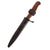 Original German WWI Fighting Trench Knife with Original Rolled Steel Scabbard Original Items