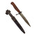 Original German WWI Fighting Trench Knife with Original Rolled Steel Scabbard Original Items
