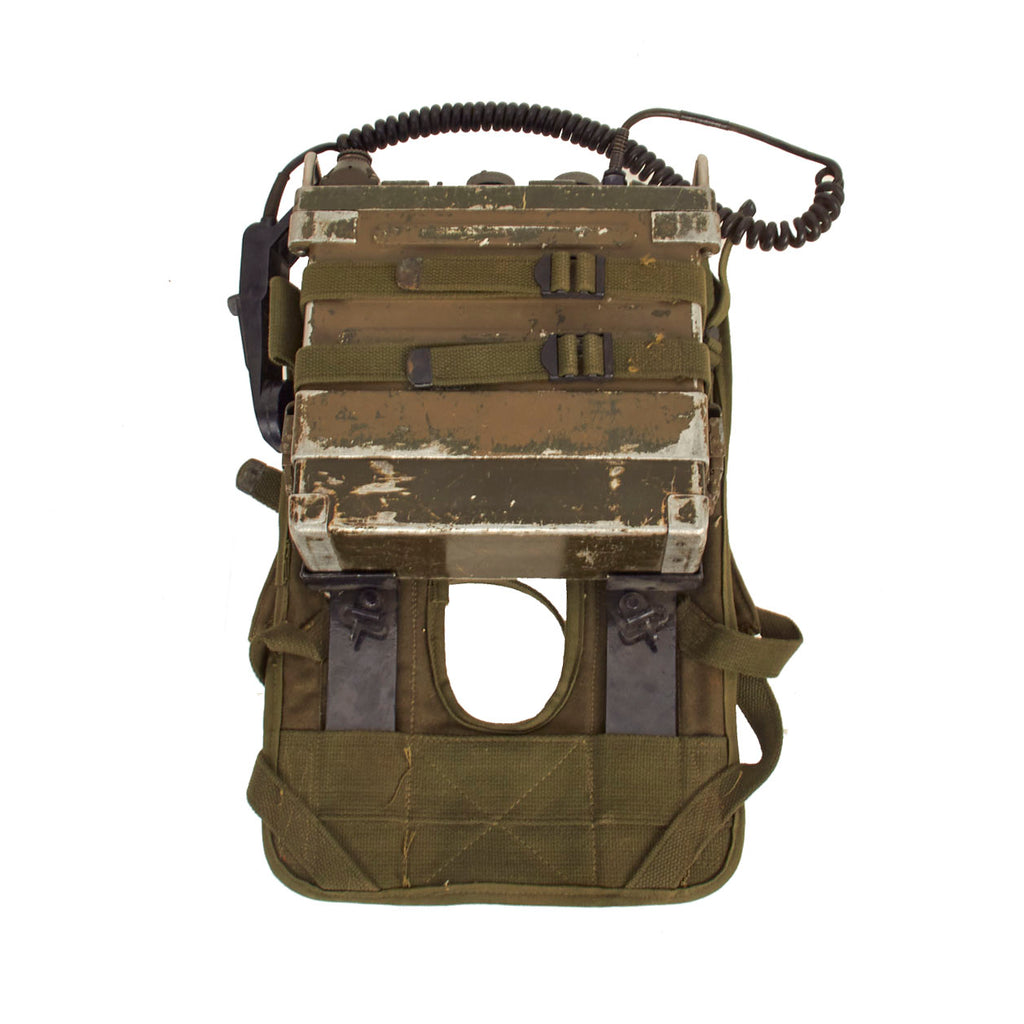 Original U.S. Vietnam War Radio Pack Set RT-505 PRC-25 with ST-138 Carry Harness Original Items