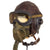 Original U.S. WWII Army Air Force Aviator Flight Helmet Set - Polaroid B-8 Goggles, A-9 Mask And A-11 Helmet Original Items