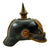 Original German WWI Prussian M1895 Line Infantry Regiment Marked Pickelhaube Spiked Helmet - Dated 1895 Original Items
