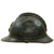 Original French WWI Early Issue Model 1915 Adrian Helmet in Horizon Blue with RF Badge Original Items