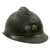 Original French WWI Early Issue Model 1915 Adrian Helmet in Horizon Blue with RF Badge Original Items