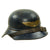 Original German WWII Named M38 Luftschutz Beaded Gladiator Air Defense Helmet with 55cm Liner - dated 1939 Original Items