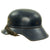 Original German WWII Named M38 Luftschutz Beaded Gladiator Air Defense Helmet with 55cm Liner - dated 1939 Original Items