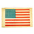 Original U.S. WWII Chalk Leader Paratrooper D-Day Invasion American Flag Oilcloth Armband - RARE Original Items