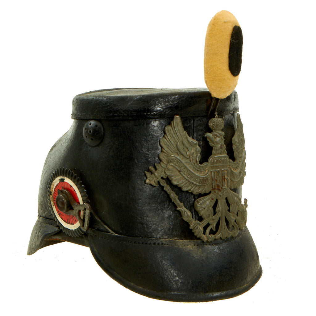 Original Imperial German WWI Prussian M1915 Jäger Enlisted Shako Original Items