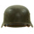 Original German WWII Double Decal NSDAP Civic Police M40 Steel Combat Helmet with 59cm Liner & Chinstrap - ET66 Original Items