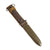Original U.S. WWII M3 Fighting Knife by Kinfolks, Inc. with M8 Scabbard - Crossguard Marked Version Original Items
