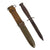 Original U.S. WWII M3 Fighting Knife by Kinfolks, Inc. with M8 Scabbard - Crossguard Marked Version Original Items