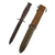 Original U.S. WWII M3 Fighting Knife by Kinfolks, Inc. with M8 Scabbard - Crossguard Marked Version Original Items