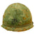 Original U.S. Vietnam War USMC M1 Helmet with Original Graffiti On Mitchel Pattern Camouflage Cover Original Items