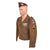 Original U.S. WWII 82nd Airborne D-Day St Mère-Église Veteran Named Ike Jacket With M37 Wool Field Shirt & Overseas Cap - Bronze Star Recipient Original Items