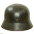 Original German WWII Army Heer M40 Single Decal Steel Helmet with 54cm Liner & Torn Chinstrap - Q62 Original Items