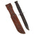 Original U.S. WWII USMC Marked KA-BAR Fighting Knife with PAL Sheath with USMC Stamped Identification Original Items