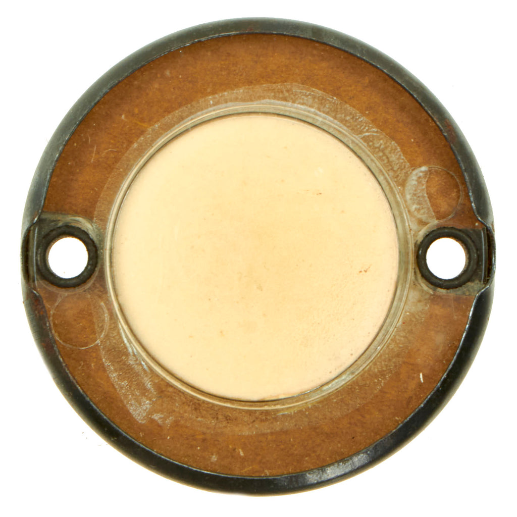 Original U.S. WWII Paratrooper D-Day Normandy Invasion Clip On Luminous Disc Helmet Marker Original Items