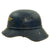 Original German WWII M38 Luftschutz Gladiator Air Defense Helmet with Preßstoff Liner & Chinstrap - dated 1938 Original Items