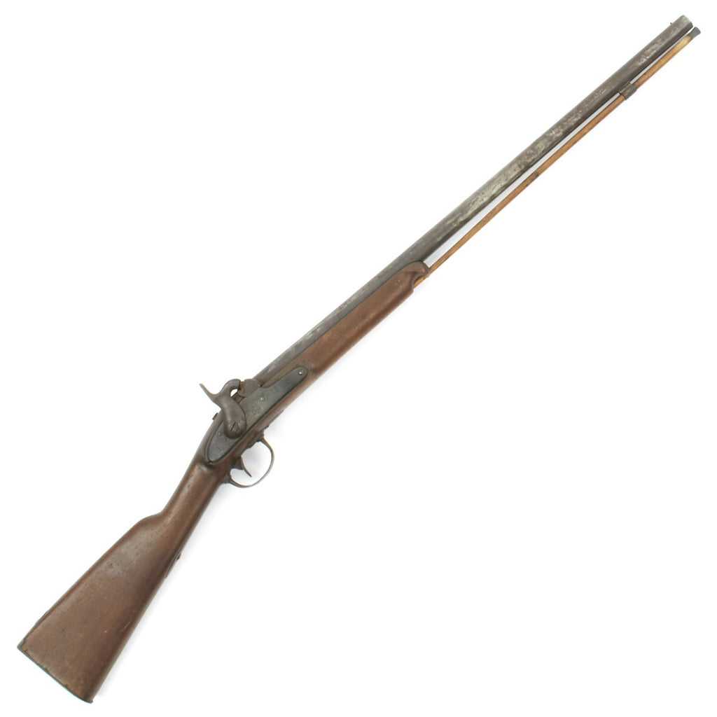 Original U.S. Civil War Era Springfield Model 1842 Percussion Musket Cut-down for Hunting - dated 1849 Original Items