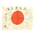 Original Japanese WWII Hand Painted Good Luck Silk Flag- USGI Bring Back (26" x 35") Original Items